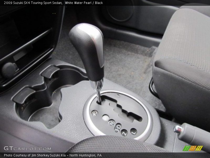 White Water Pearl / Black 2009 Suzuki SX4 Touring Sport Sedan