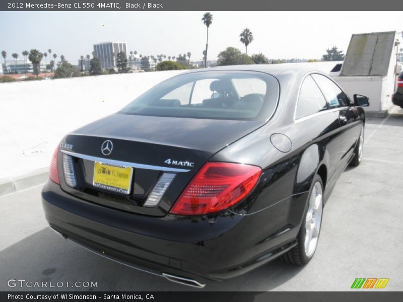 Black / Black 2012 Mercedes-Benz CL 550 4MATIC