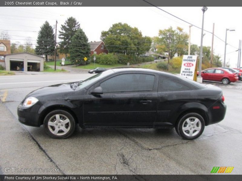 Black / Gray 2005 Chevrolet Cobalt Coupe