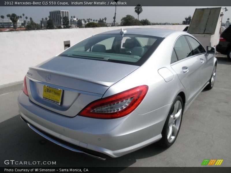 Iridium Silver Metallic / Ash/Black 2012 Mercedes-Benz CLS 550 Coupe