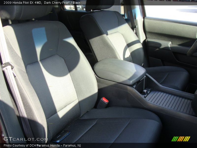 Dark Cherry Pearl / Black 2009 Honda Pilot EX 4WD