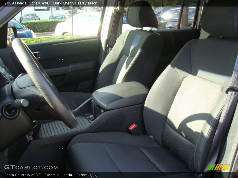 Dark Cherry Pearl / Black 2009 Honda Pilot EX 4WD