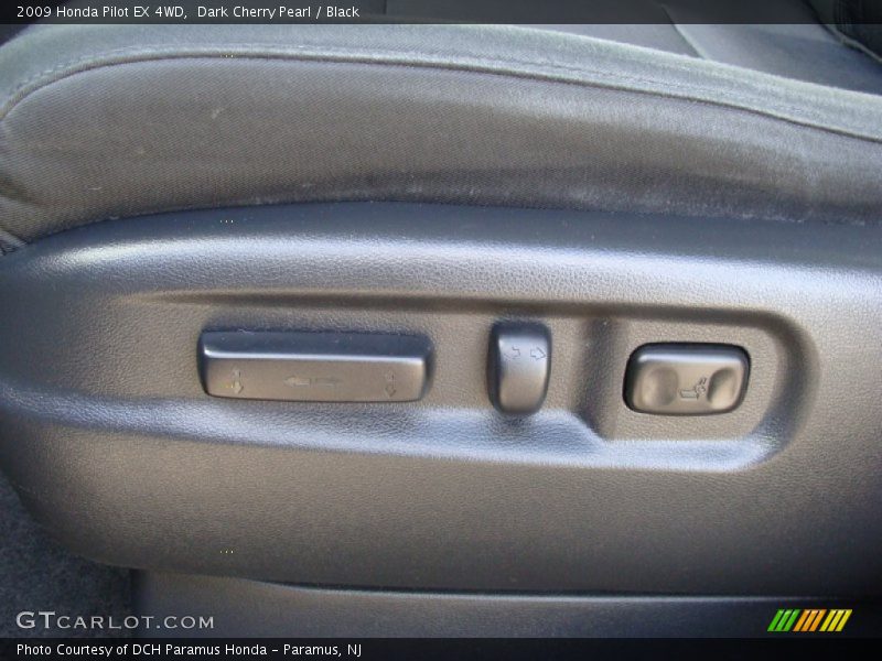 Dark Cherry Pearl / Black 2009 Honda Pilot EX 4WD