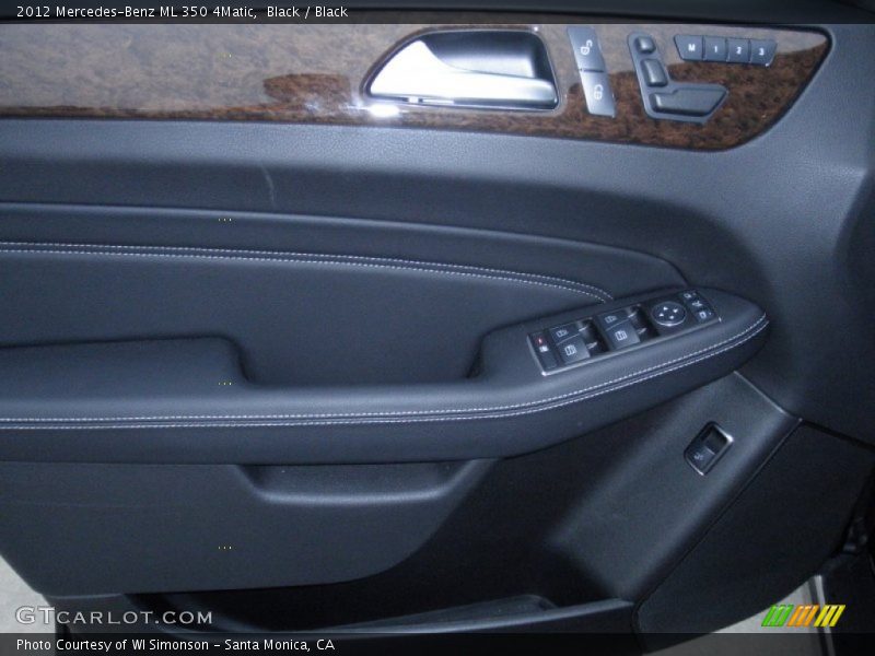 Black / Black 2012 Mercedes-Benz ML 350 4Matic