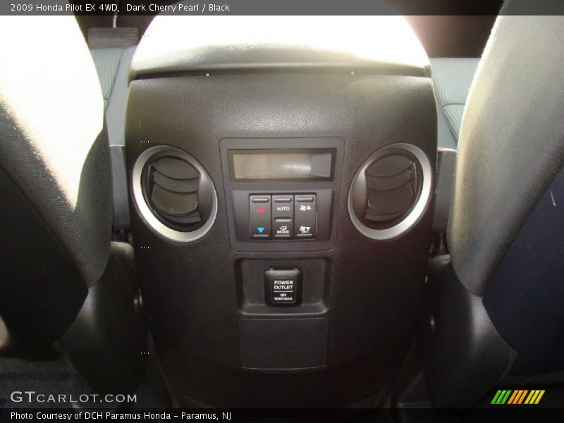 Dark Cherry Pearl / Black 2009 Honda Pilot EX 4WD