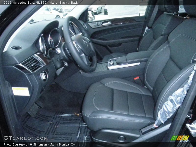  2012 ML 350 4Matic Black Interior