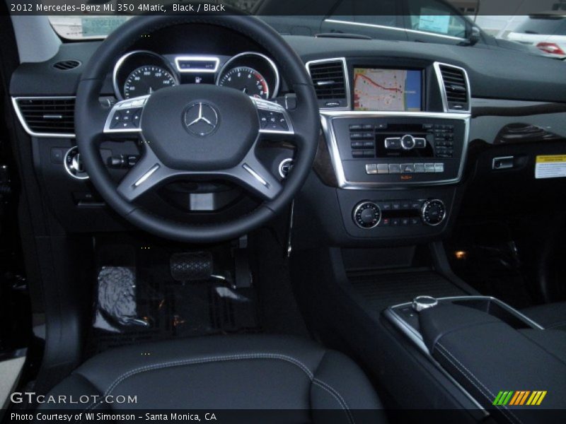 Black / Black 2012 Mercedes-Benz ML 350 4Matic