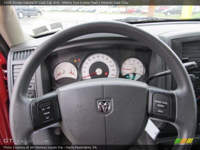 Inferno Red Crystal Pearl / Medium Slate Gray 2006 Dodge Dakota ST Club Cab 4x4