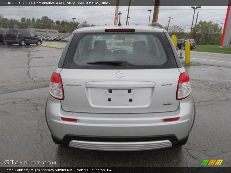 Silky Silver Metallic / Black 2007 Suzuki SX4 Convenience AWD