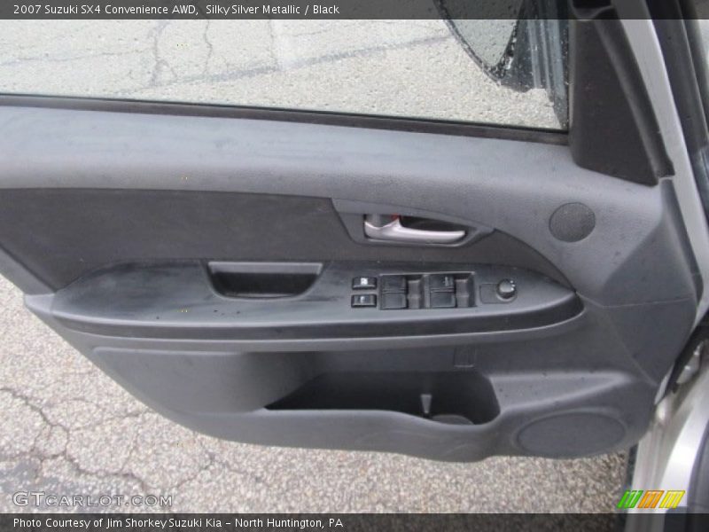 Silky Silver Metallic / Black 2007 Suzuki SX4 Convenience AWD