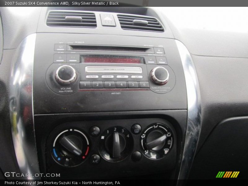 Silky Silver Metallic / Black 2007 Suzuki SX4 Convenience AWD