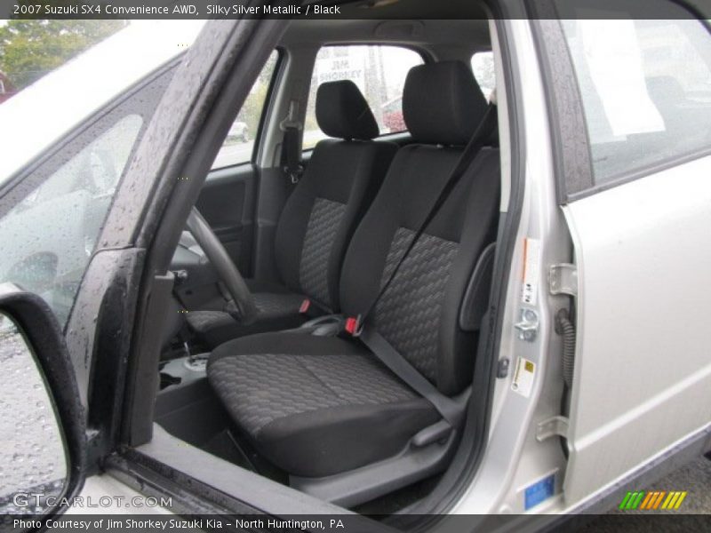 Silky Silver Metallic / Black 2007 Suzuki SX4 Convenience AWD