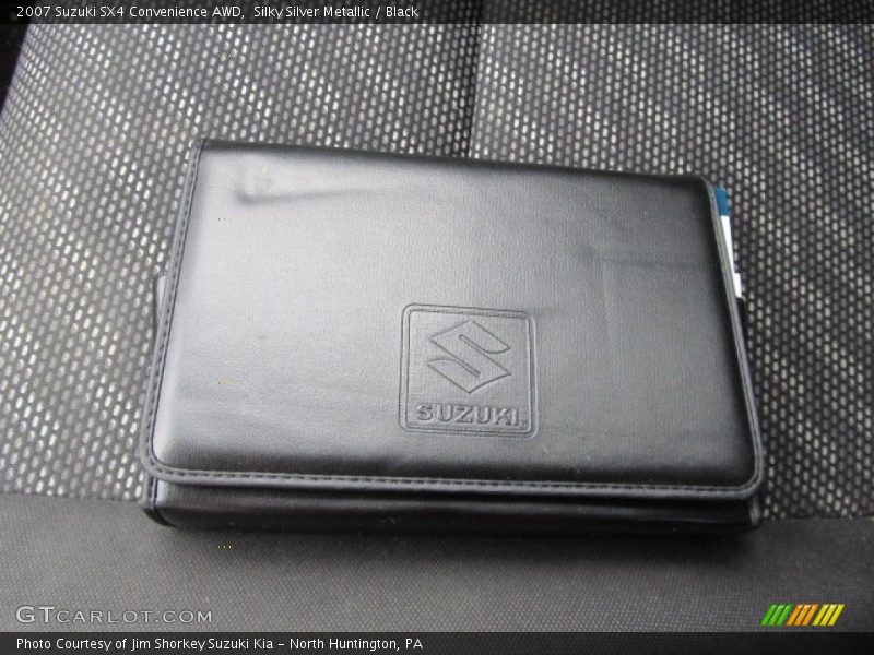 Silky Silver Metallic / Black 2007 Suzuki SX4 Convenience AWD