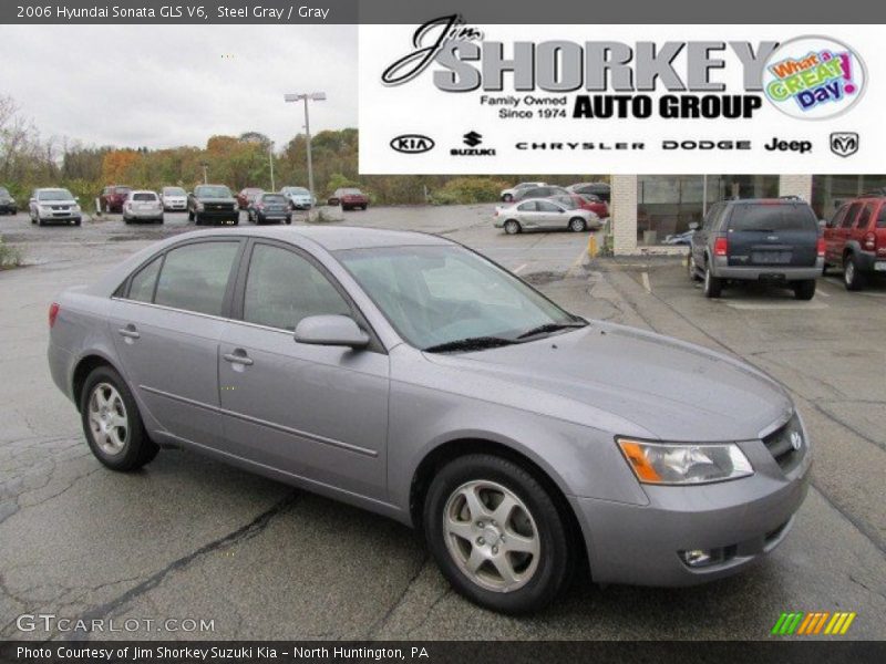 Steel Gray / Gray 2006 Hyundai Sonata GLS V6