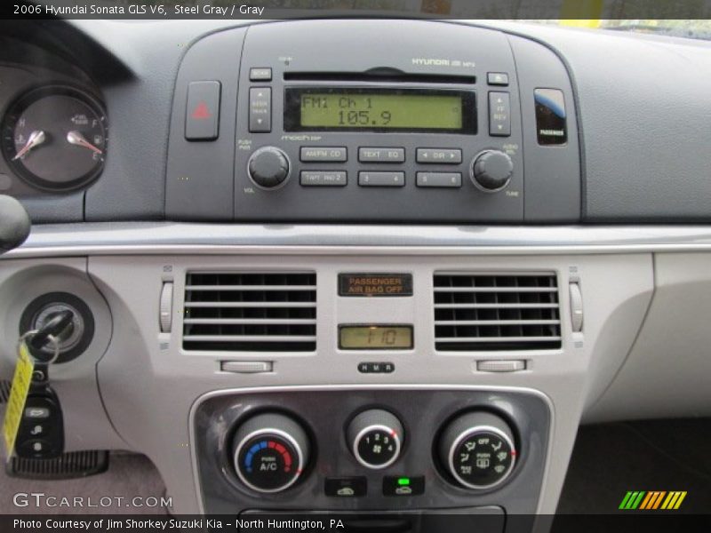 Steel Gray / Gray 2006 Hyundai Sonata GLS V6