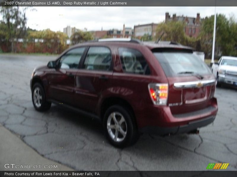 Deep Ruby Metallic / Light Cashmere 2007 Chevrolet Equinox LS AWD