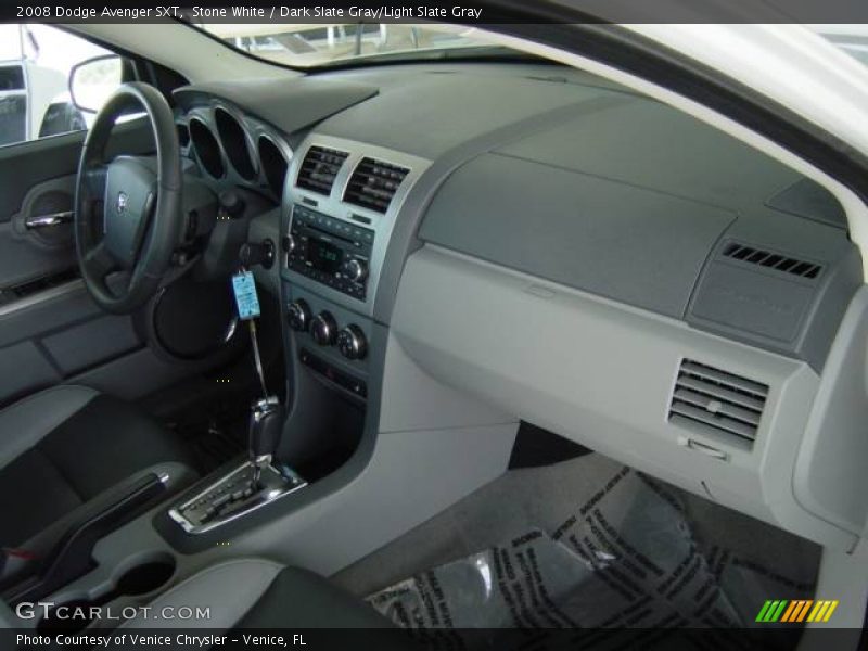 Stone White / Dark Slate Gray/Light Slate Gray 2008 Dodge Avenger SXT