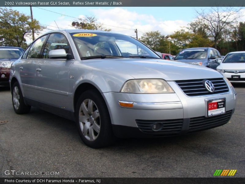 Reflex Silver Metallic / Black 2002 Volkswagen Passat GLX Sedan