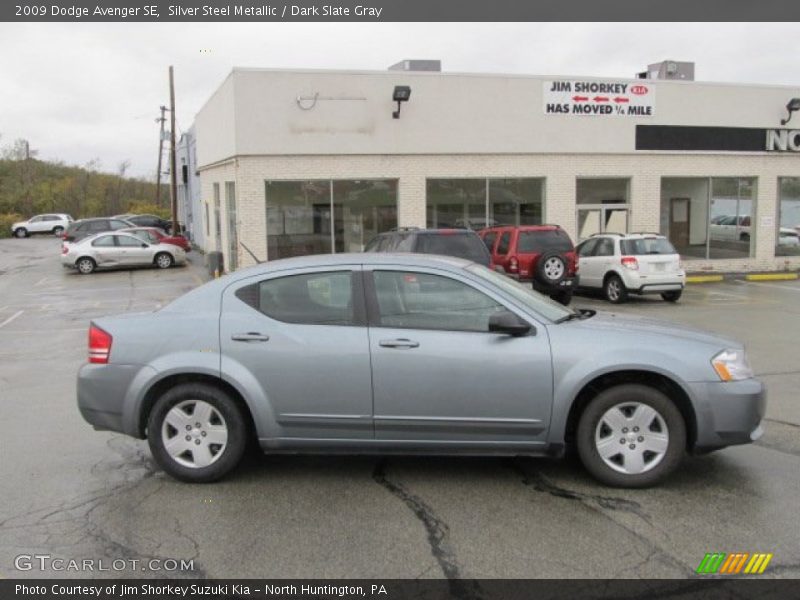 Silver Steel Metallic / Dark Slate Gray 2009 Dodge Avenger SE