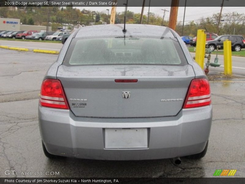 Silver Steel Metallic / Dark Slate Gray 2009 Dodge Avenger SE