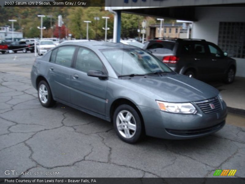 Storm Gray / Gray 2007 Saturn ION 2 Sedan
