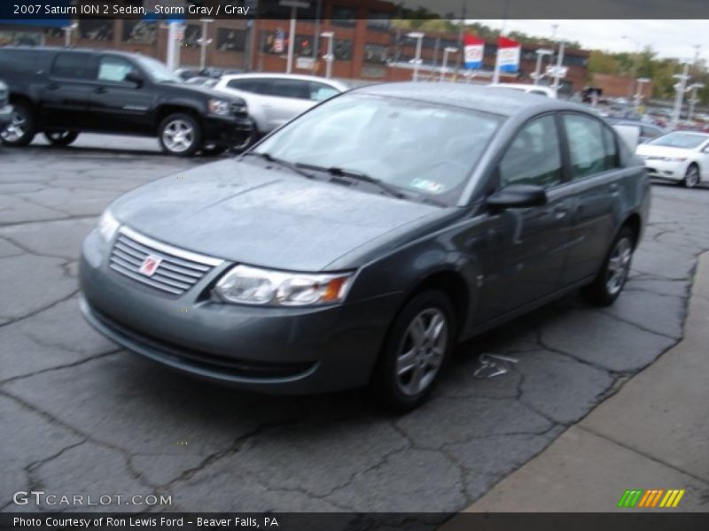Storm Gray / Gray 2007 Saturn ION 2 Sedan