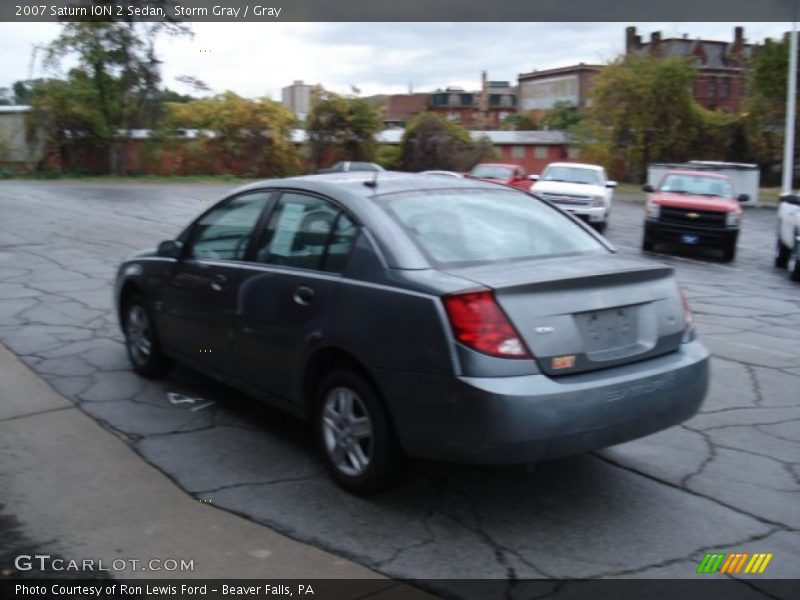 Storm Gray / Gray 2007 Saturn ION 2 Sedan