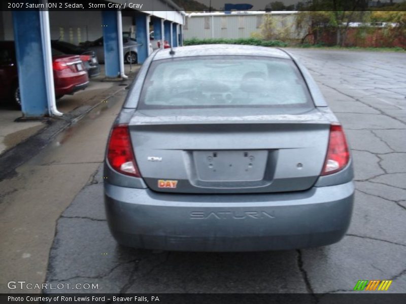 Storm Gray / Gray 2007 Saturn ION 2 Sedan