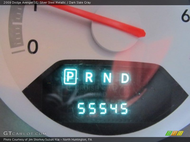 Silver Steel Metallic / Dark Slate Gray 2009 Dodge Avenger SE