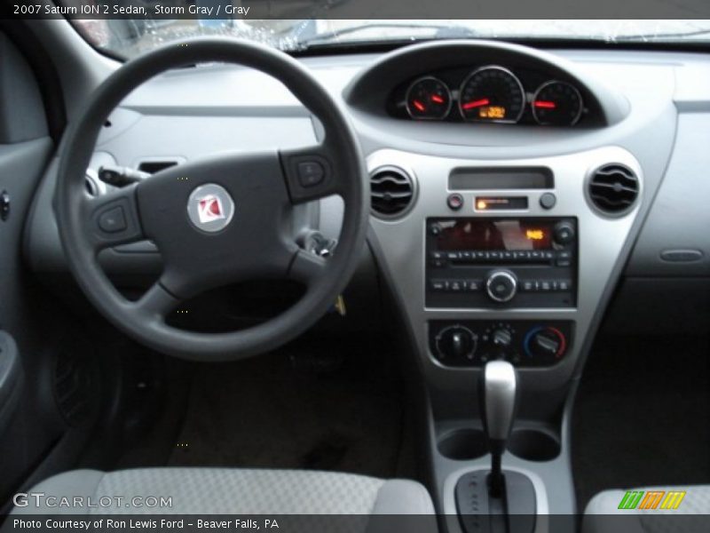 Storm Gray / Gray 2007 Saturn ION 2 Sedan