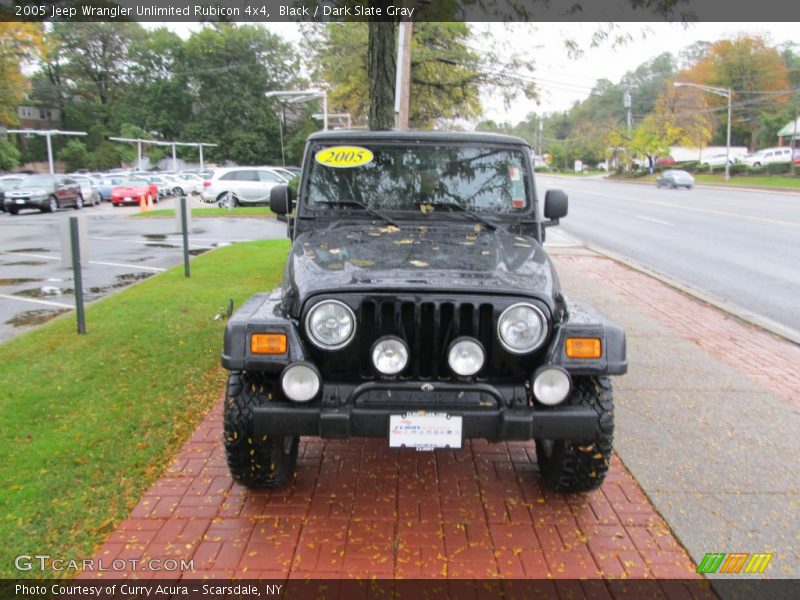 Black / Dark Slate Gray 2005 Jeep Wrangler Unlimited Rubicon 4x4