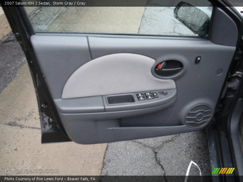 Storm Gray / Gray 2007 Saturn ION 2 Sedan