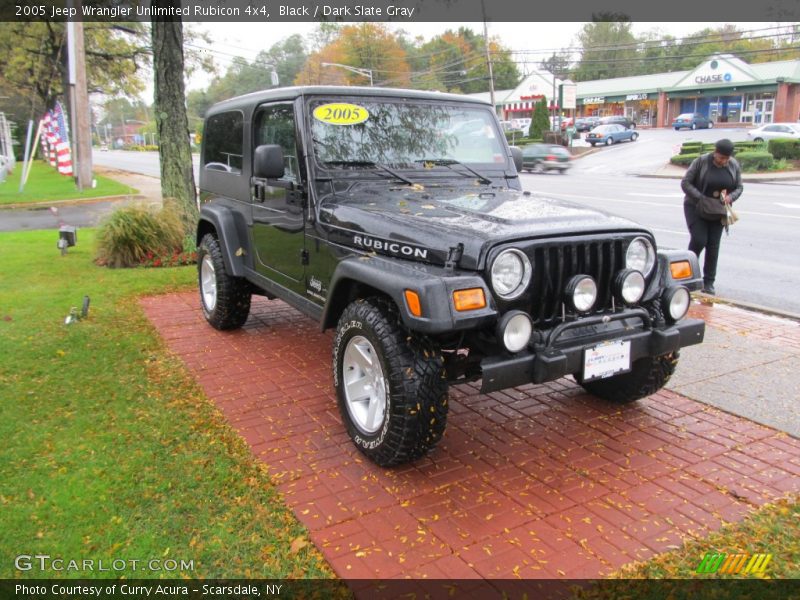 Black / Dark Slate Gray 2005 Jeep Wrangler Unlimited Rubicon 4x4