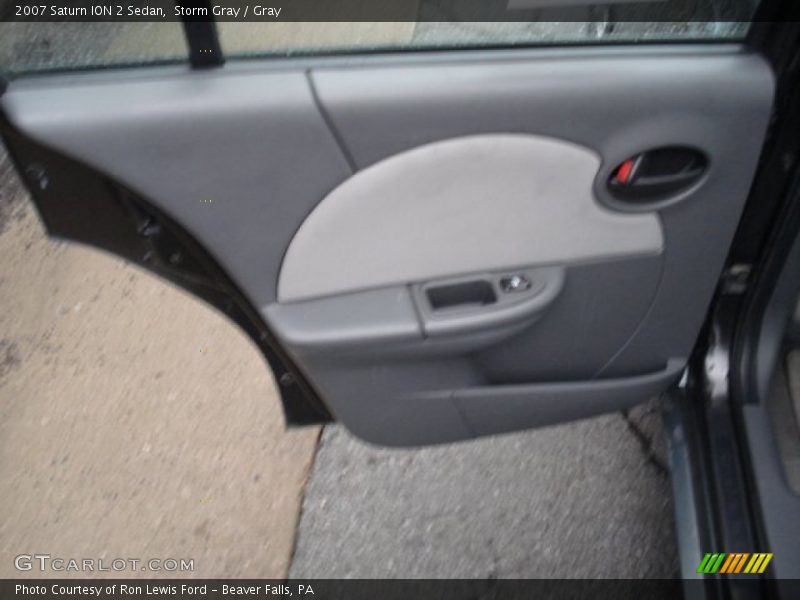 Storm Gray / Gray 2007 Saturn ION 2 Sedan