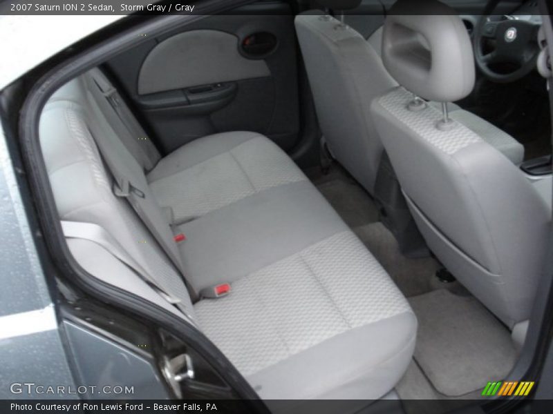Storm Gray / Gray 2007 Saturn ION 2 Sedan