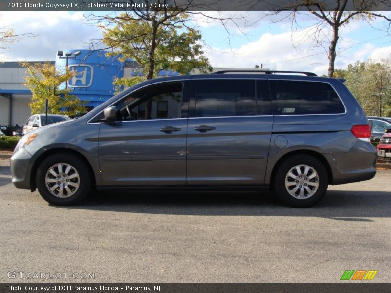 Polished Metal Metallic / Gray 2010 Honda Odyssey EX