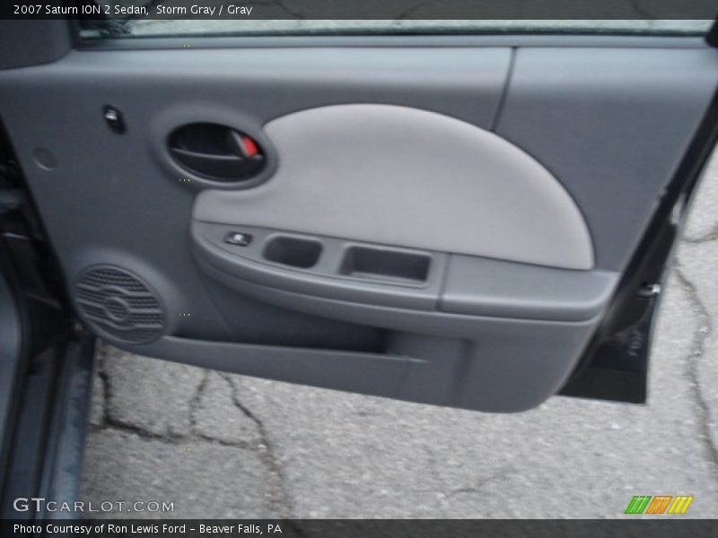 Storm Gray / Gray 2007 Saturn ION 2 Sedan