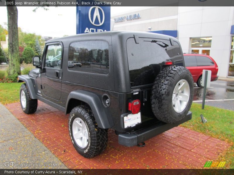 Black / Dark Slate Gray 2005 Jeep Wrangler Unlimited Rubicon 4x4