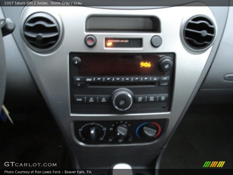 Storm Gray / Gray 2007 Saturn ION 2 Sedan