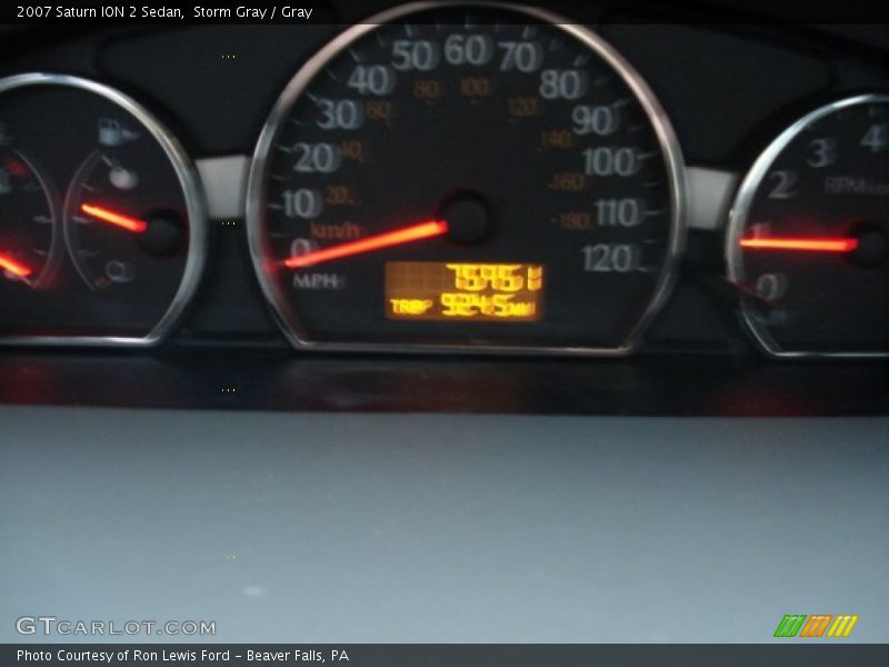 Storm Gray / Gray 2007 Saturn ION 2 Sedan