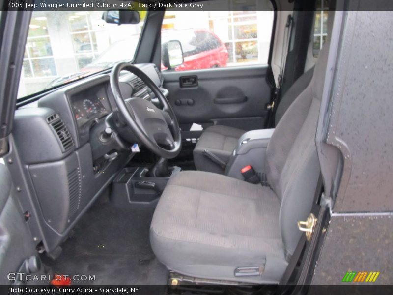  2005 Wrangler Unlimited Rubicon 4x4 Dark Slate Gray Interior