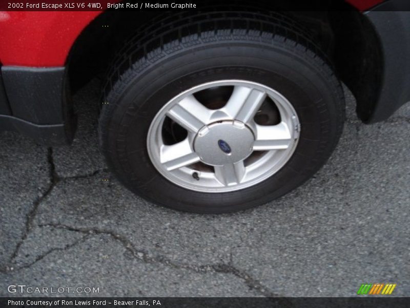 Bright Red / Medium Graphite 2002 Ford Escape XLS V6 4WD
