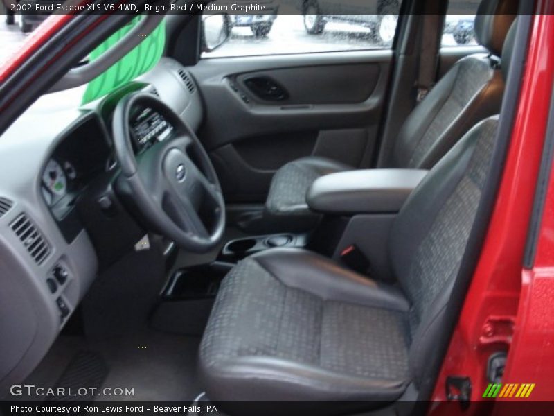 Bright Red / Medium Graphite 2002 Ford Escape XLS V6 4WD