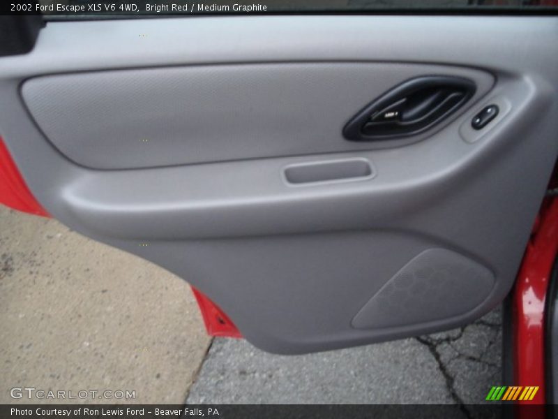 Bright Red / Medium Graphite 2002 Ford Escape XLS V6 4WD