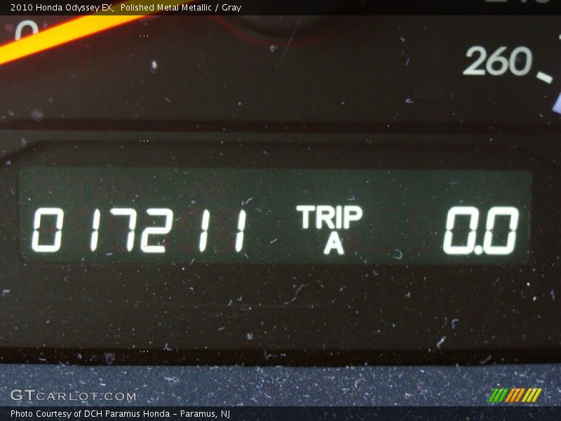 Polished Metal Metallic / Gray 2010 Honda Odyssey EX