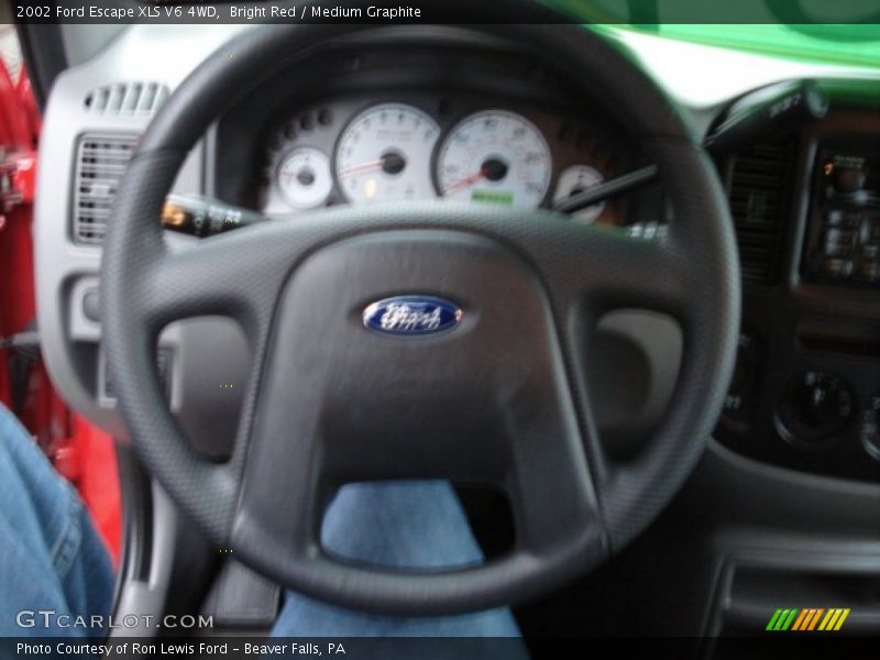 Bright Red / Medium Graphite 2002 Ford Escape XLS V6 4WD