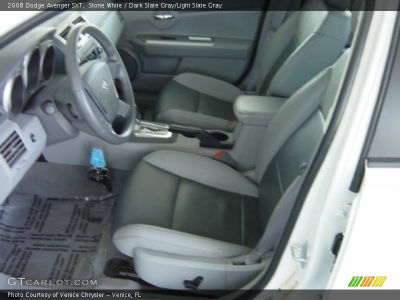Stone White / Dark Slate Gray/Light Slate Gray 2008 Dodge Avenger SXT