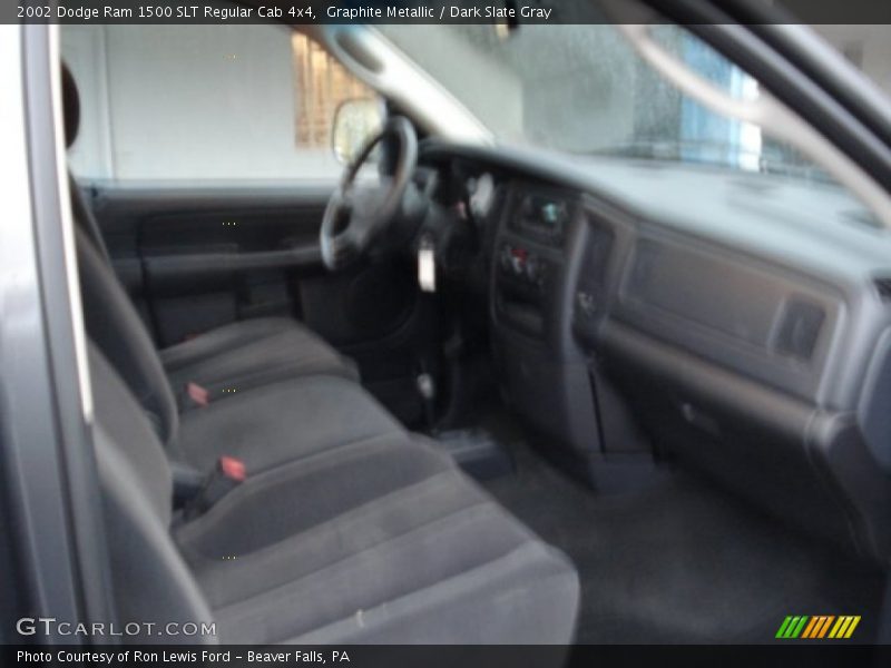 Graphite Metallic / Dark Slate Gray 2002 Dodge Ram 1500 SLT Regular Cab 4x4