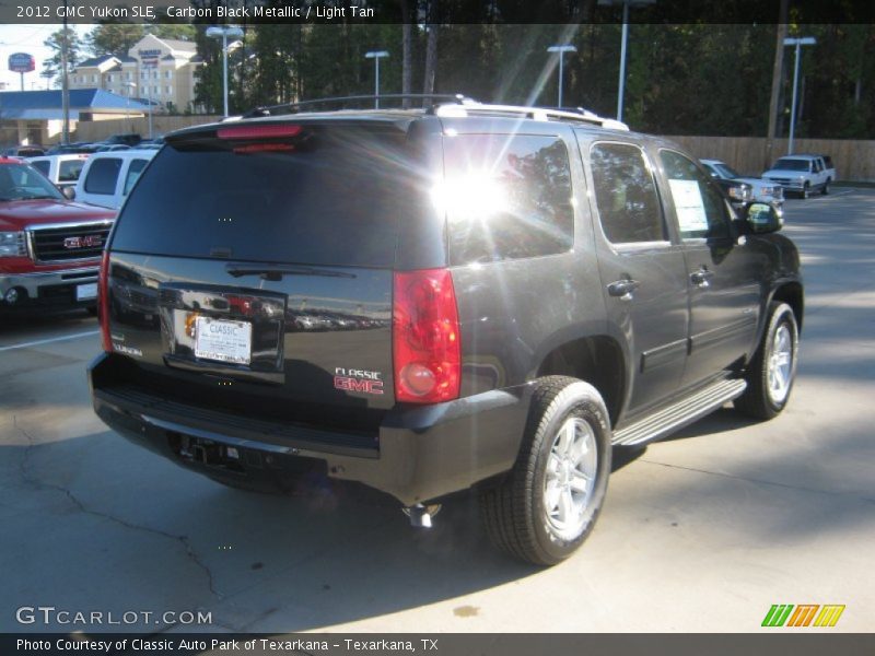 Carbon Black Metallic / Light Tan 2012 GMC Yukon SLE