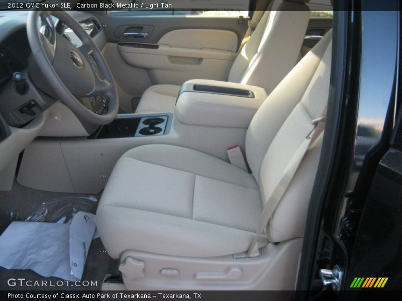 Carbon Black Metallic / Light Tan 2012 GMC Yukon SLE